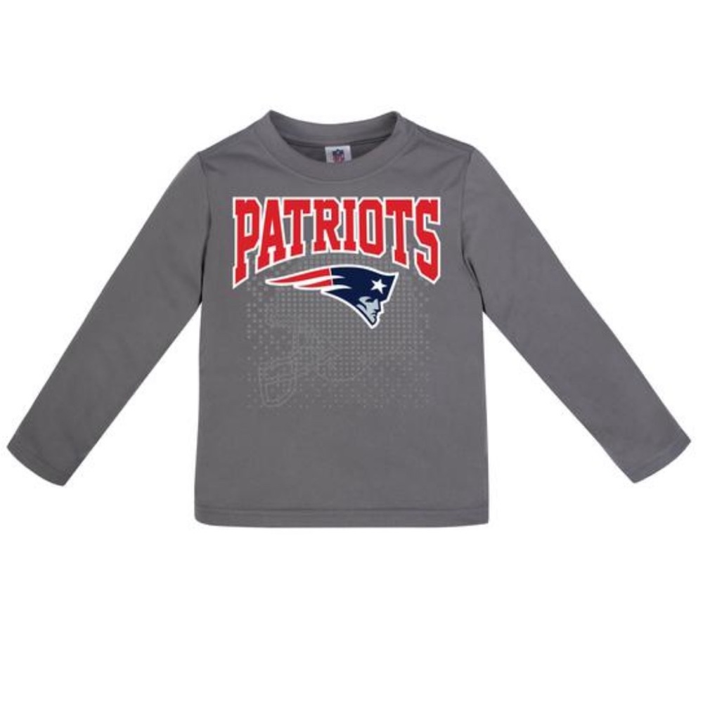 New England Patriots Boys LS Tee Shirt - Picture 1 of 1